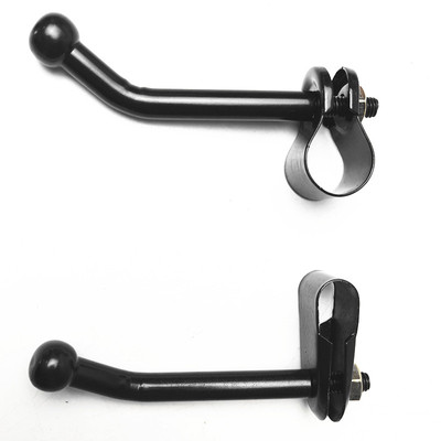 加装圆镜杆子大小铁皮夹子