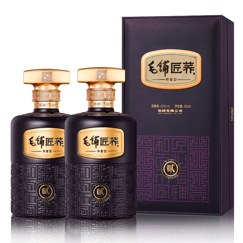 毛铺酒 42度毛铺匠荞贰号 500ml*2瓶 白酒 荞香型
