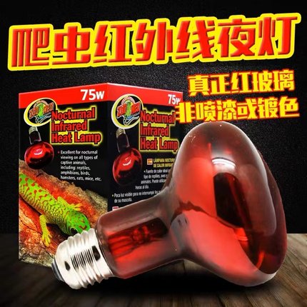 ZOOMED欧盟进口正品爬虫红外夜灯微蓝雨林日灯陆龟蜥蜴守宫蛇夜灯
