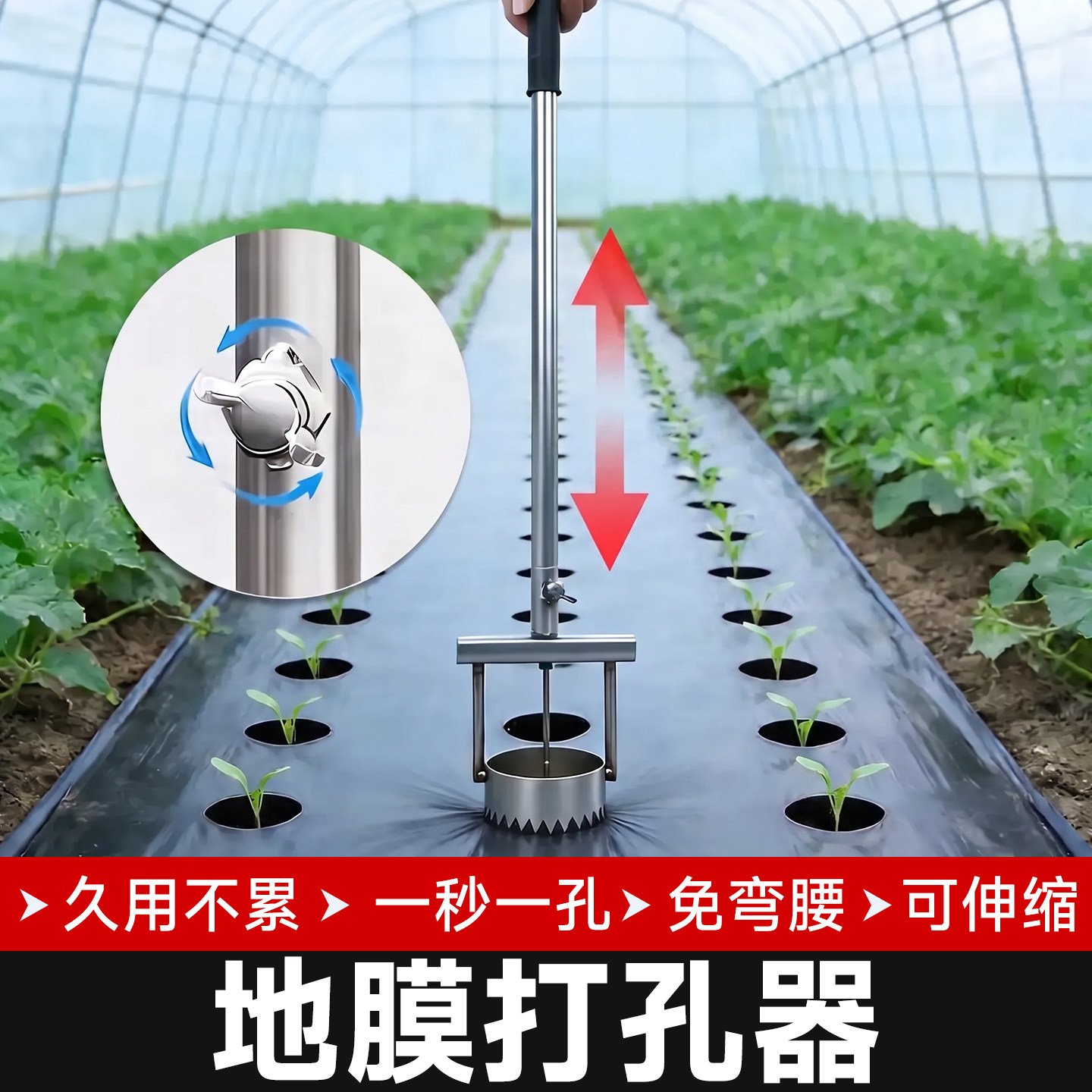 农用地膜西瓜蔬菜移苗打孔器图片