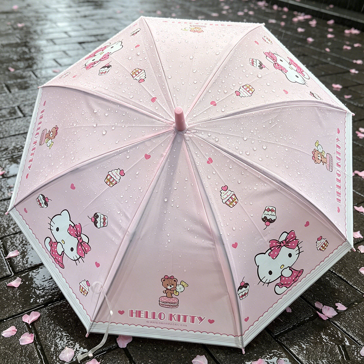 HelloKitty正版儿童直柄雨伞女孩图片
