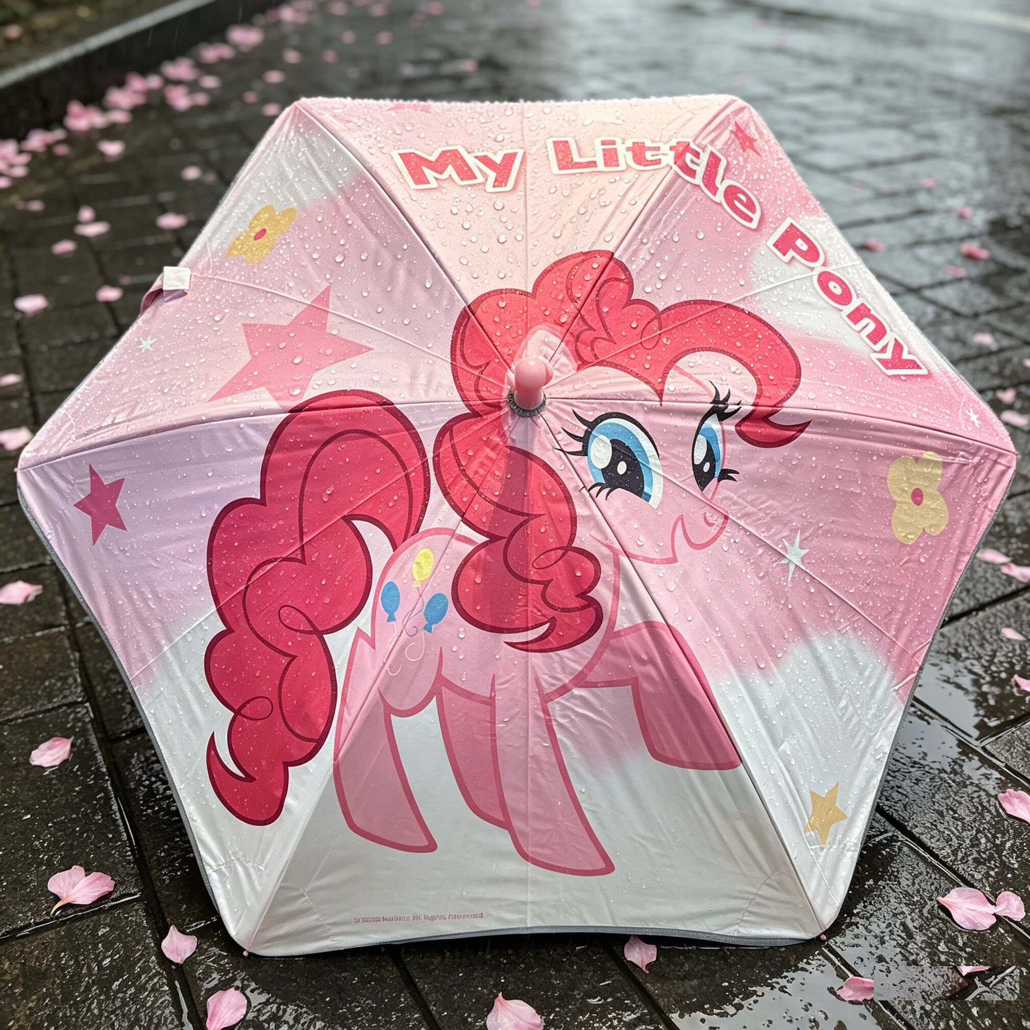 小马宝莉儿童防晒长柄雨伞女孩图片