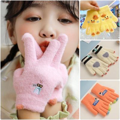 班派迪儿童五指手套冬季保暖可爱
