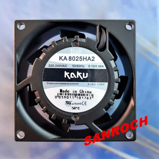 KA8025HA2B 台湾卡固交流 双滚珠 BALL 散热风扇 低压柜配电风扇