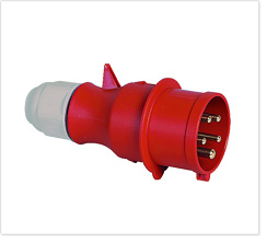 BS203 德国霸士 bals 16A 5P 380V IP44 工业电缆插头