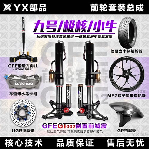 狙击者GFE GT002前轮套装九号MZ/M3小牛FX/NX极核AE4/AE5前减震