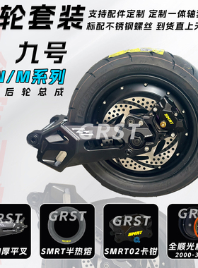 九号ENM系电摩后面一套后轮一套HH加厚幽灵一代平叉光板电机套装2