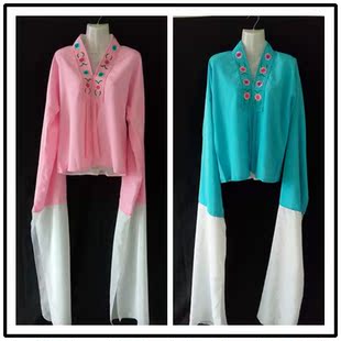 直销越剧戏剧京剧黄梅戏服装 戏曲服饰青衣花旦小姐衣服练功水袖