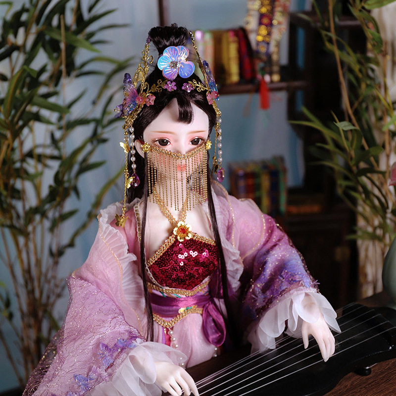 德必胜古装娃娃 三国古风公主 貂蝉60cm女生玩具bjd可换装bjd礼物