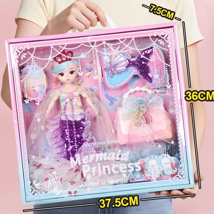 大礼盒换装巴比娃娃礼盒套装女孩子女生礼物女孩玩具公主洋娃娃