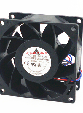 全新台达 FFB0824EHE/VHE/SHE DC24V 东芝电梯配件变频器散热风扇