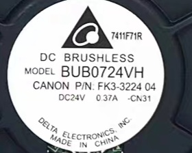 台达BUB0724VH 7530 24V 0.37A 7厘米离心涡轮鼓风机散热风扇