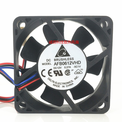 原装台达 AFB0612VHD/EHD 12V 0.27A 0.47A 6020 6CM 散热风扇