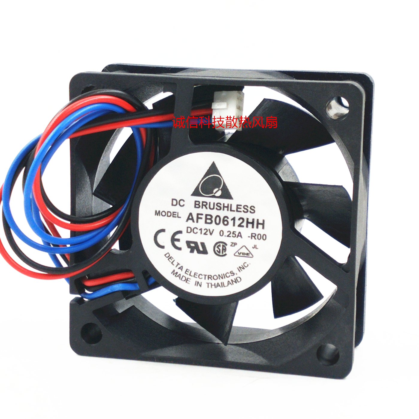 原装 DELTA 台达 AFB0612HH-ROO 双滚珠风扇 6025 12v 0.25A
