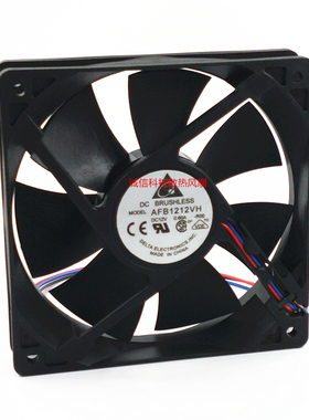 全新台达 AFB1212VH 12V 0.6A R00 12CM 12025机箱大风量散热风扇