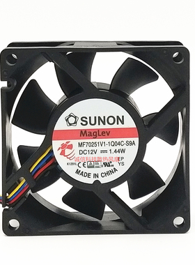 SUNON 建准 MF70251V1-1Q04C-S9A 7025 12V 1.44W 4线PWM静音风扇