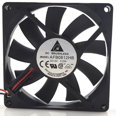 原装台达AFB0812HB 8015 12V 0.20A 8CM 双滚珠 机箱散热器 风扇