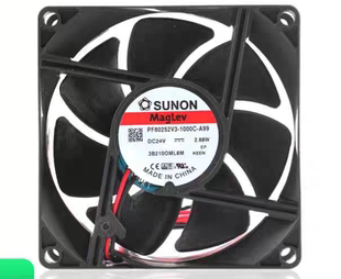1000C 2.88W A99 24V 8CM厘米散热风扇 8025 建准SUNONPF80252V3