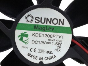 KDE1208PTV1 建准 SUNON 8025风扇 12V 1.6W 8厘米机箱静音风扇