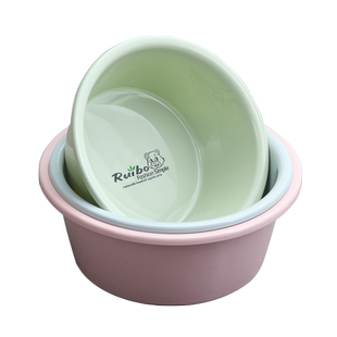 锐博家用塑料大号洗脸洗衣盆小盆子洗私处加深加厚圆形洗菜洗脸盆