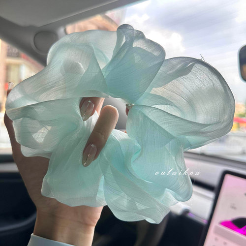 发现一个超美的发圈~薄荷曼波