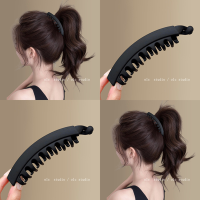 大发量马尾香蕉夹竖夹2025新款