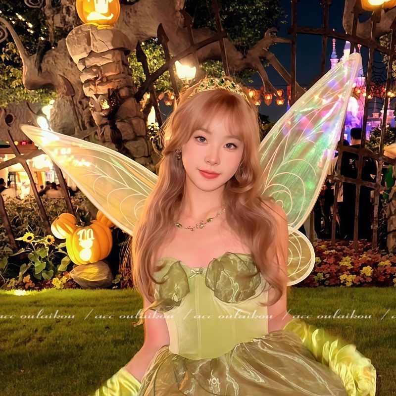 万圣节小叮当cosplay翅膀背饰