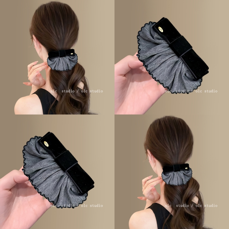 英岛信笺~韩系学院风灰色弹簧夹