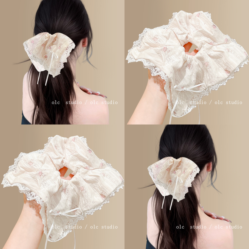 超级梦幻！法式蕾丝大肠发圈！