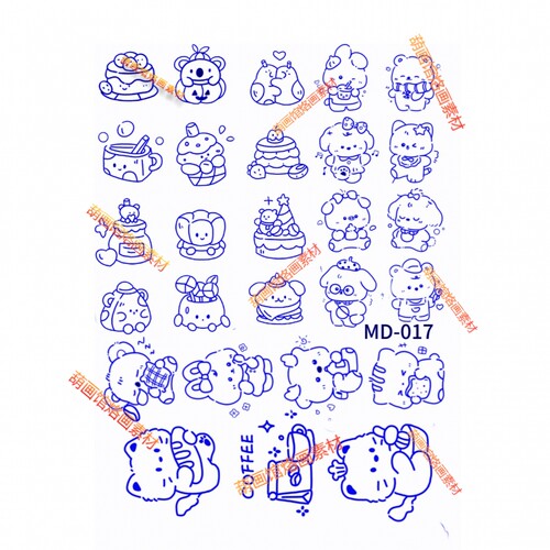 通用文字图案葫芦雕刻DIY手工装饰传统文化工艺葫芦烙画转印纸