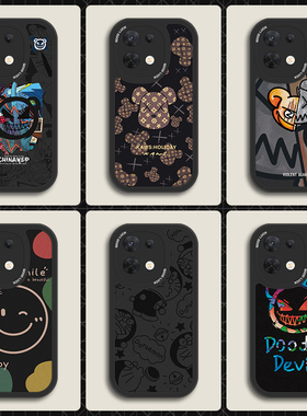 适用OPPOreno8手机壳7se新款reno4男a53款a56软a57壳a11全包a36防摔a32女a8高级a93小羊皮a72暴力熊a95保护套
