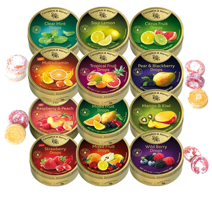 嘉云水果糖德国进口混合水果味硬糖果盒装剧中同款零食伴手礼喜糖
