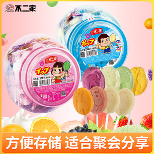 不二家棒棒糖60支桶装 混合水果味圣诞节礼物儿童糖果零食伴手礼