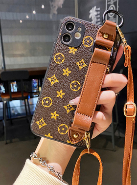 适用三星s23fe手机壳s22ultra斜挎s21+挂绳s20一体s10e腕带m30s超薄a04e潮酷a60防摔a53简约a8s小众a70高级感