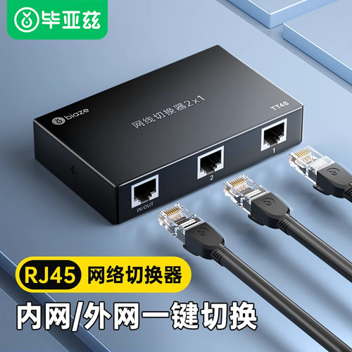 毕亚兹网络切换器二进一出内网外