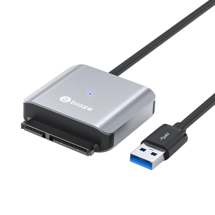 biaze sata转usb易驱线3.0机械硬盘连接线读取器3.5外置供电2.5英寸转接线台式电脑笔记本固态硬盘数据线