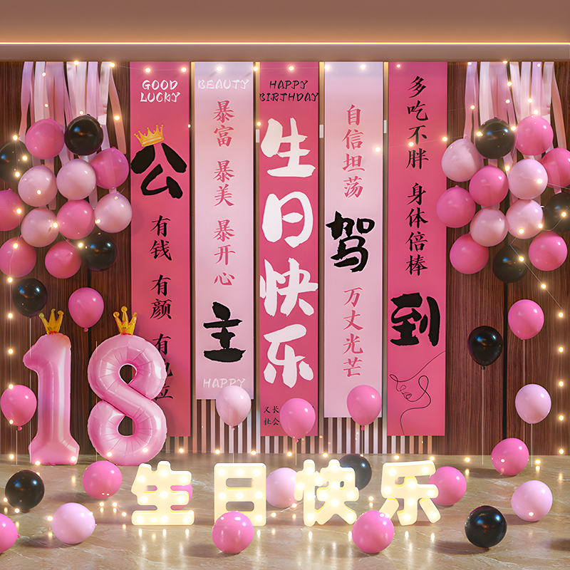 【小红书推荐】生日场景装饰布置