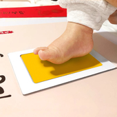 新生婴儿免洗金色印泥脚印宝宝手足周岁百天足印封酒满月纪念印台