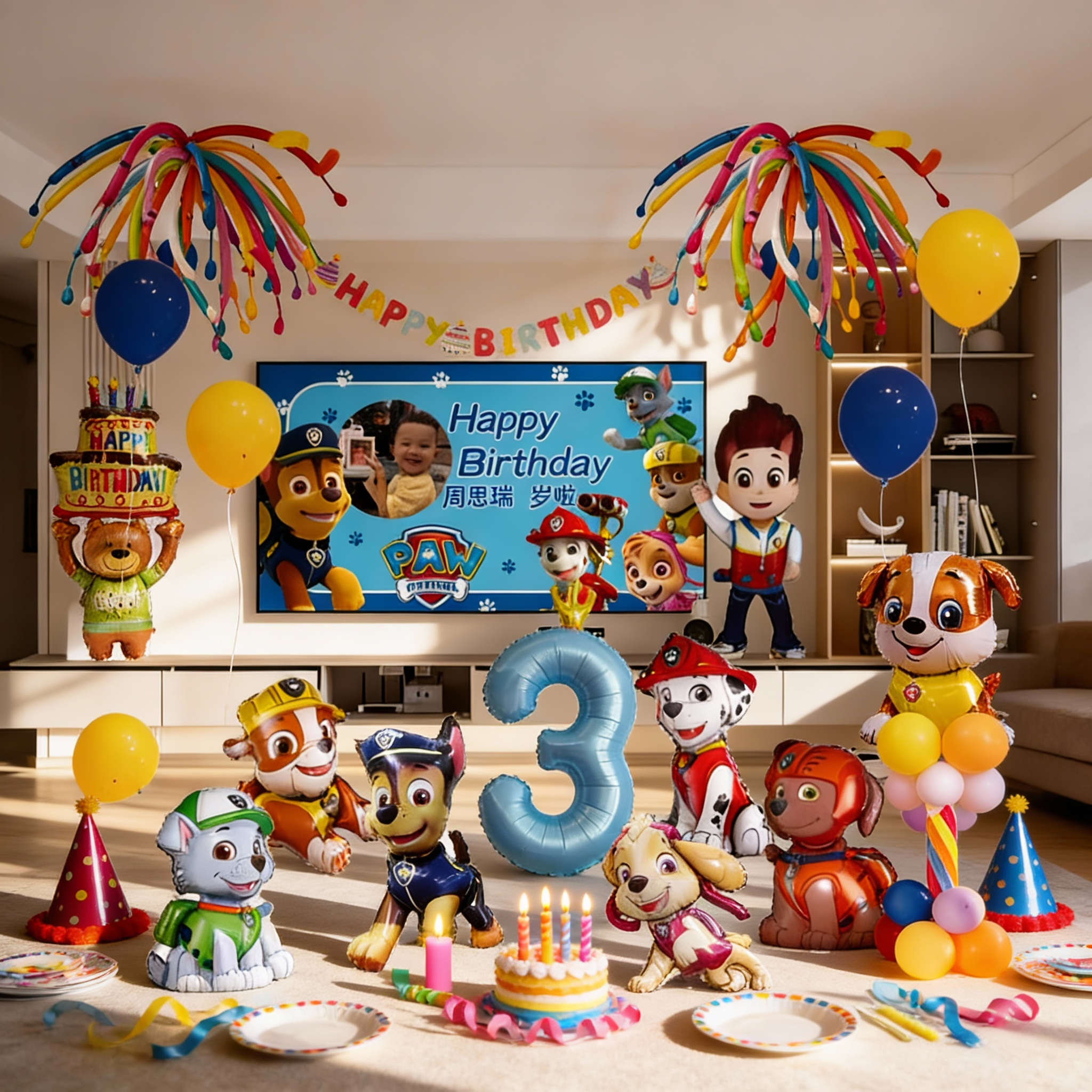 汪汪队主题生日布置3岁男孩气球派对场景氛围装饰女孩儿童背景墙,节庆用品/礼品,气球,淘宝优惠券,粉丝福利购,淘宝优惠卷