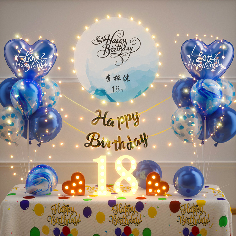 买买熊18岁生日布置套餐