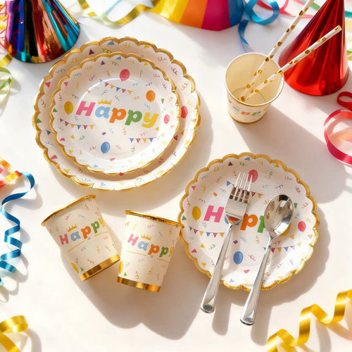 儿童周岁生日装扮甜品台