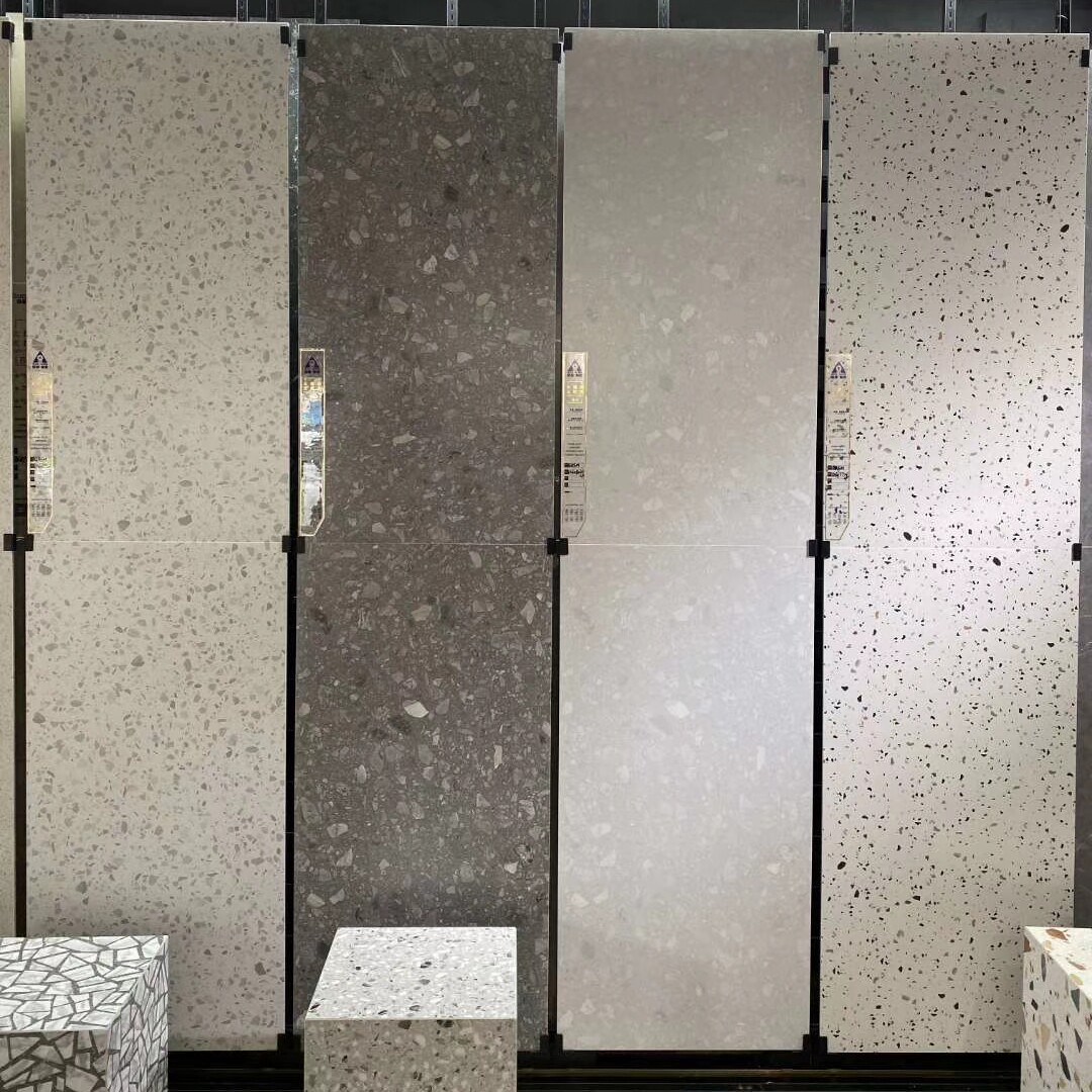 通体全瓷水磨石瓷砖600x1200客厅餐厅商场服装连锁店大规格地板砖