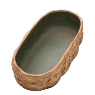 养鱼缸仿石头铜钱草水培睡碗莲盆小缸阳台花盆陶瓷多肉拼盘特大号