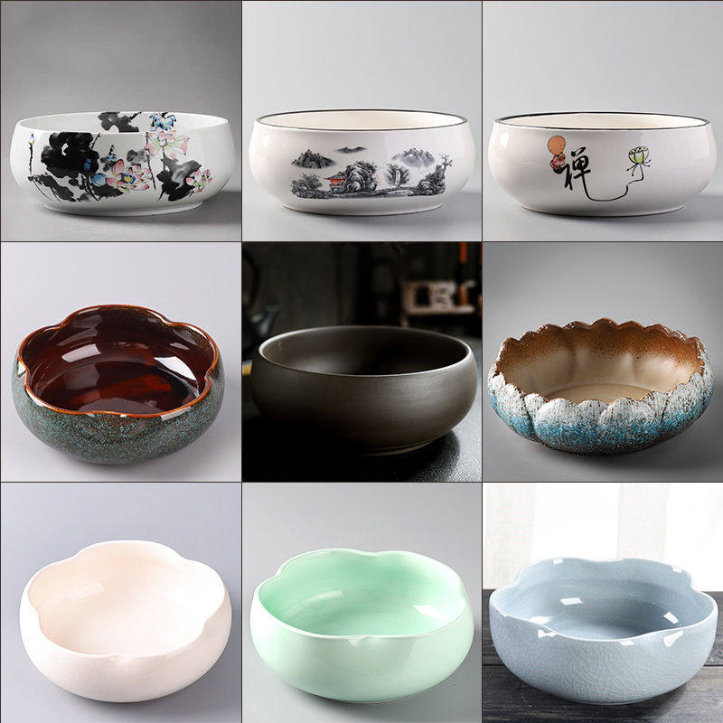 一叶莲铜钱草花盆水仙花睡莲碗莲无孔陶瓷大水培多肉水养专用花盆,鲜花速递/花卉仿真/绿植园艺,花盆,淘宝优惠券,粉丝福利购,淘宝优惠卷