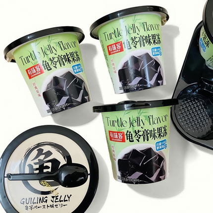 有味客龟苓膏味果冻115g0脂休闲零食小吃家庭分享装午后甜点 杯装