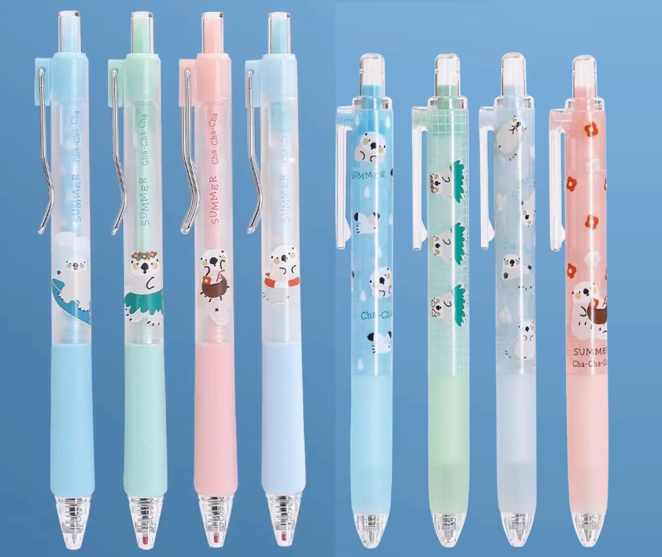 晨光按动书写塑料ST笔头水笔包邮