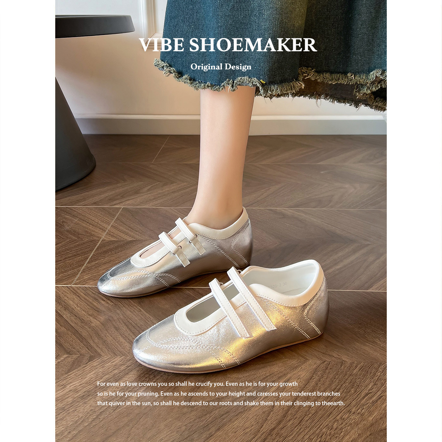 真皮版韩系浅口芭蕾舞鞋魔术贴圆头单鞋女2026早春款平底玛丽珍鞋,女鞋,玛丽珍鞋,淘宝优惠券,粉丝福利购,淘宝优惠卷