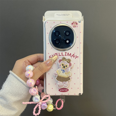 波点雪莉玫支架oppofindn5手机壳