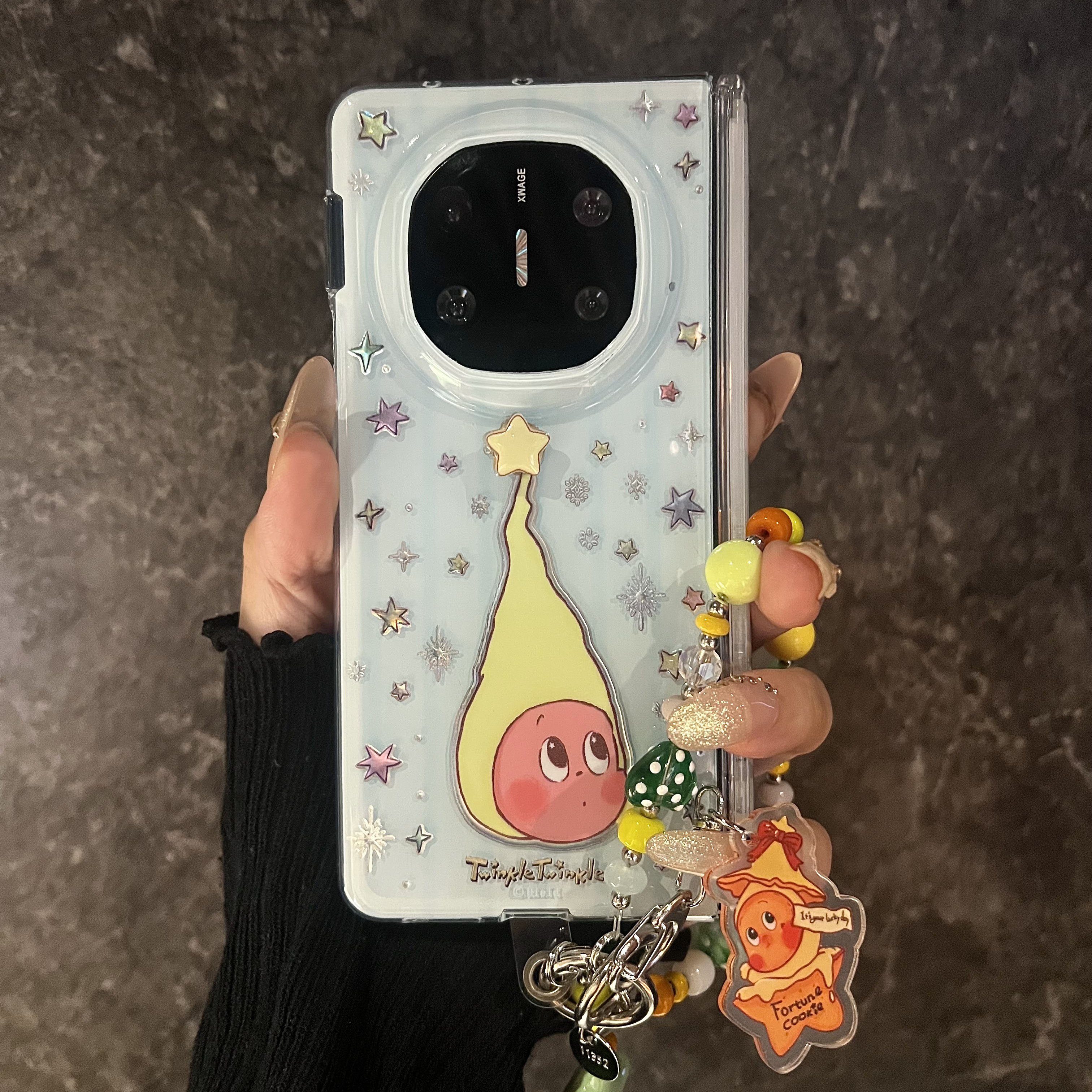 可爱卡通人星星华为matex6手机壳