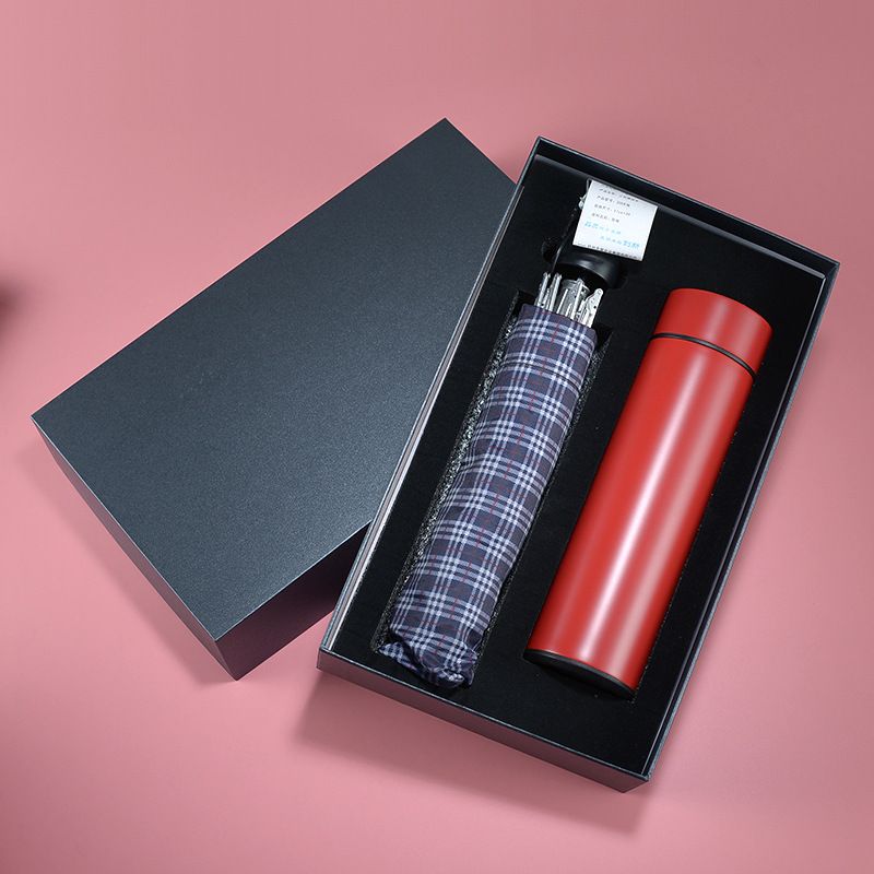 雨伞保温杯礼盒现货包装